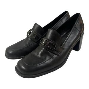 Loafers witchy black leather by Westies sz 9.5 US